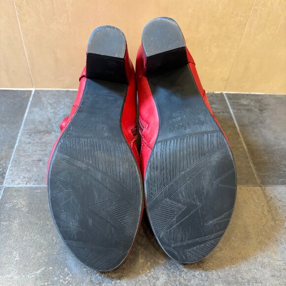 Miz Mooz Red Leather Booties - Picture 6 of 15